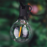 25FT Patio String Light คริสต์มาส G40 Globe Festoon หลอดไฟ Fairy String Light กลางแจ้งงานแต่งงานตกแต่ง Garden Garland