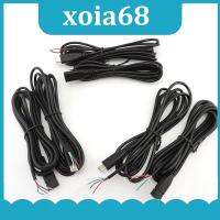 xoia68 Shop 2meter 2pin 4pin core Type-C Male Female diy Power Supply Extension repair Wire USB 2.0 Cable Charger Connector Plug Data line