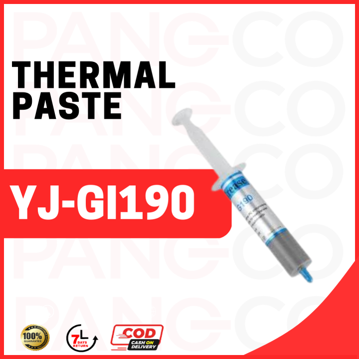 YJG190 30g Grey cpu Thermal Conductive Grease Paste Compound Tube Silicone Grease Lazada PH