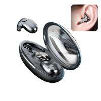 Invisible Sleep Wireless Earbud Bluetoothcompatible 5.3 Mini Stereo Earphone High Fidelity IPX5 Waterproof Earphone Long Enduran Power Points  Switche