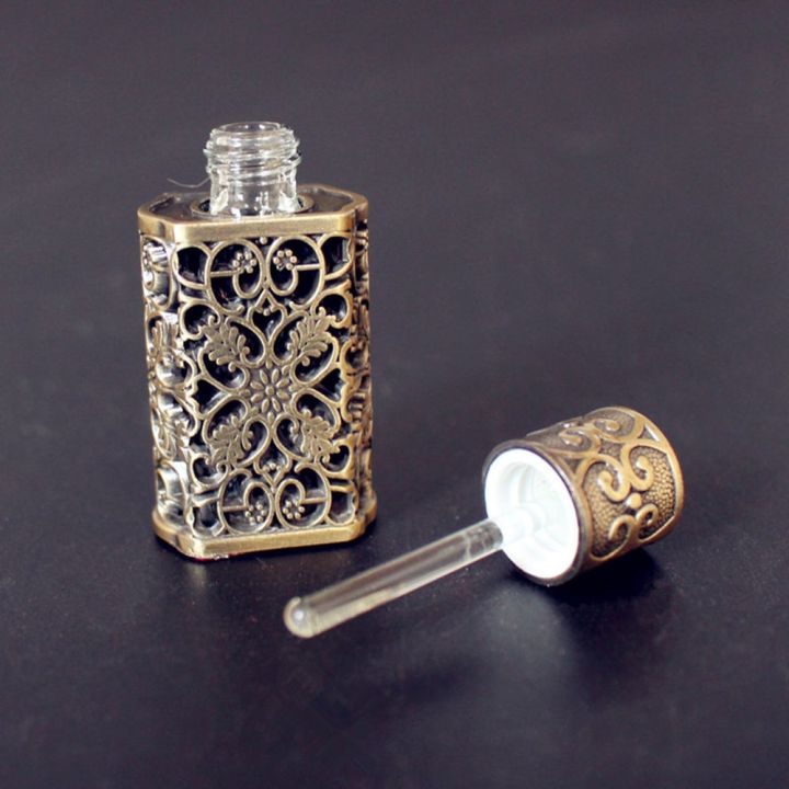 francesco-travel-perfume-bottle-antiqued-metal-essential-oils-bottle-wedding-decoration-gift-refillable-bottle-royal-bottle-3ml-arab-style-cosmetic-containermulticolor