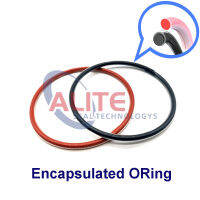 FEP-ORING FEP+ MVQ / FKM CS=1.78 มม. PFA+SIL / FKM แหวนยางโอริงห่อหุ้ม FEP / ซิลิโคน / FPM O RING-Lusjeh