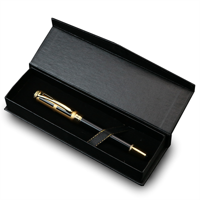 Elegant high-quality Fountain Pen Office school student writing ink pen Iridium nib Metal penholder gift box packaging