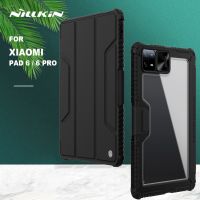 Nillkin เกราะกันกระแทกสำหรับ Mi Pad 6 / 6 Pro กล้องเลื่อนแม่เหล็กทั้งหมดเคสป้องกันเคสหนังพลิกอัตโนมัติ