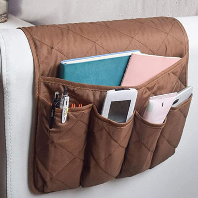 Polyester Control Hanging Caddy Bedside Couch Storage Organizer Bed Holder Pockets Bed Pocket Sofa Organizer Pockets Book Holder