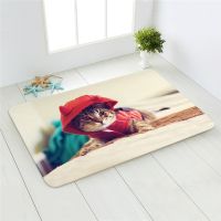 Cat Print Entrance Door Mat Doormat Bathroom Mat Doormat Entrance Door Mat Bathroom Mat Kitchen Mat Cat Home Rug Customized Mat