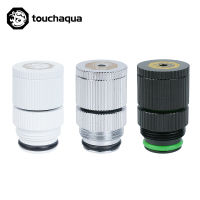 Bitspower Touchaqua Universal G14 "Water Drain Fittings ,Computer Case Water Cooling Build Valve ,White,Black ,Silver,BPTA-EFW