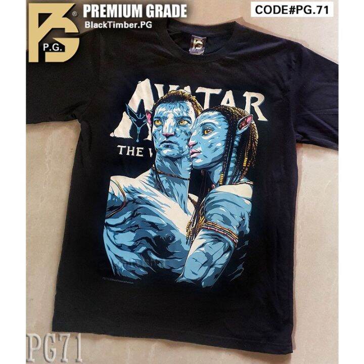 avatar2-the-way-of-water-เสื้อยืด-หนัง-นักร้อง-เสื้อดำ-สกรีนลาย-ผ้านุ่ม-pg-t-shirt-s-3xl