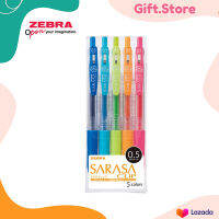 ปากกาเจล SARASA CLIP 0.5 MM Set 5 สี ขนาดหัว 0.5 MM