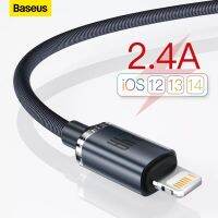 (Spicy Rabbit Head) Baseus USB C สายสำหรับ iPhone 13 12 11 Pro Max X 8 7P 2.4A สาย IPhone โทรศัพท์มือถือชาร์จแบบเร็วสายสำหรับข้อมูลสาย iPad