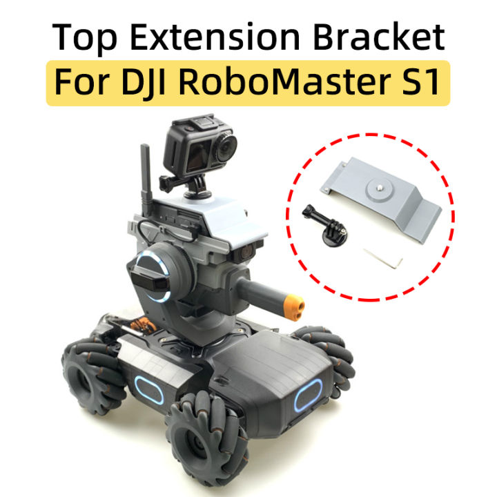 สำหรับ-dji-robomaster-s1การศึกษาหุ่นยนต์ด้านบนขยายยึด-gopro-insta360-osmo-การกระทำกล้องอะแดปเตอร์ขยายผู้ถืออุปกรณ์เสริม