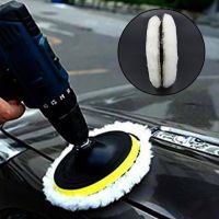 【CW】 3/4/5/6/7inch Car Polishing Disc Wool Machine Sponge Artificial Polisher