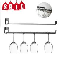 2 Pcs High Quality Useful 30cm Iron Wall Mount Wine Rack Glass Holder Hanging Bar Hanger Shelf Stemware Storage Organizer Rack