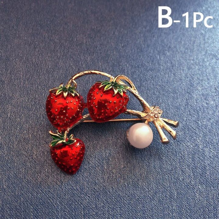 enamel-strawberry-brooches-fruit-cute-flower-strawberry-girl-brooch-enamel-silk-scarf-buckle-clothing-diy-hat-bag-accessories