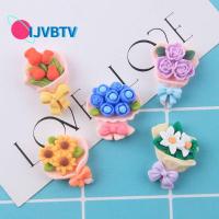 IJVBTV ที่ทำพวง กุญแจ diy สติ๊กเกอร์สวยๆ เซ็ตทำพวงกุญแจ การตกแต่งตกแต่ง ของเล่นสำหรับเด็กผู้หญิง ของขวัญสำหรับเด็ก วัสดุทำมือ อุปกรณ์เครื่องประดับอัญมณี แพทช์กรอบโทรศัพท์ เพชรประดับเรซิ่น ดอกไม้แบบมือถือ แพทช์เรซิน DIY วัสดุบัตรโกโอ