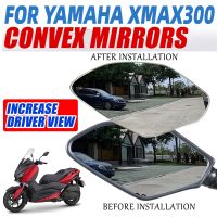 เลนส์เพิ่มกระจกมองหลังมองเห็นกระจกด้านข้างสำหรับยามาฮ่า XMAX300 X-MAX XMAX 300กระจกนูนอุปกรณ์เสริมรถจักรยานยนต์