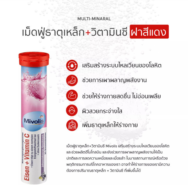 mivolis-eisen-vitamin-c-วิตามินเม็ดฟู่-20-เม็ด-แดง-ช่วยเสริมสร้างเม็ดเลือดแดงคนที่มีภาวะเลือดจาง-ช่วยให้ผิวพรรณผ่องใส