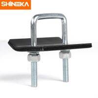 SHINEKA Car U-Bolt Heavy-Duty Anti-Rattle Stabilizer Hitch Tightener Lock Down Tow Clamp Suitable for All Hook Openings