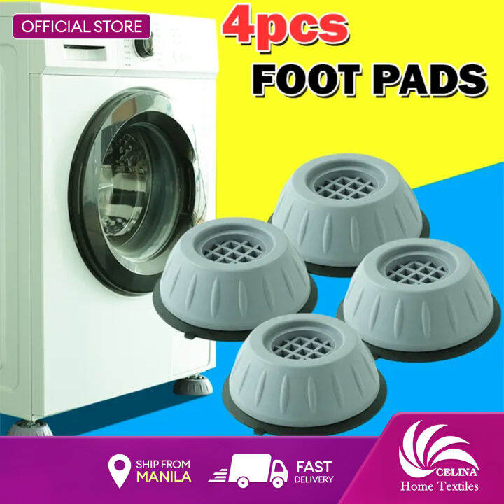 4pcs Anti Vibration Rubber Foot Pads for Shockproof and Silent Washing