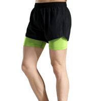 กางเกงออกกำลังกายขาสั้น วิ่ง/ฟิตเนส มีซับด้านใน Running Shorts 2IN1 Doubel Layer