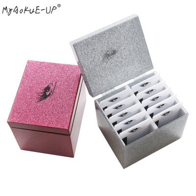 HOT Eyelash Storage Eyelashes กาวพาเลทผู้ถือแต่งหน้าทำความสะอาด False Grafting Eyelashes Extension ผู้หญิงแต่งหน้า Tool