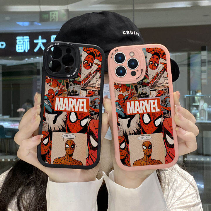 เคส-hontinga-สำหรับ-samsung-galaxy-s21-plus-s21-s21-s21พิเศษ-fe-5g-เคสซิลิโคนนิ่มหนังลายการ์ตูนสไปเดอร์แมนน่ารักเคสป้องกันกล้องคลุมทั้งหมดเคสด้านหลังกันกระแทกเคสโทรศัพท์นิ่มสำหรับเด็กผู้หญิง