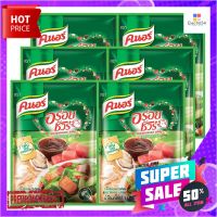 คนอร์ อร่อยชัวร์ ผงปรุงครบรส รสหมู 150 กรัม x 6 ซองKnorr Aroy Sure Seasoning Powder Pork Flavor 150g x 6 pcs