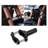 Universal Mount cket สำหรับรถจักรยานยนต์กันชนดัดแปลงขาตั้งไฟหน้า Spotlight Extension Pole Frame Support Extension cket