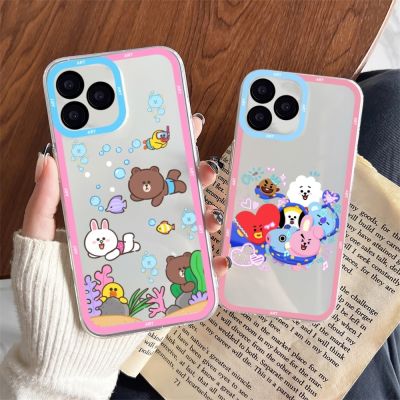 （shine electron）เคสโทรศัพท์ B-BT21ลายการ์ตูนน่ารักสำหรับ Samsung เบอร์73 72 71 70 53 52 51 32เคสใส