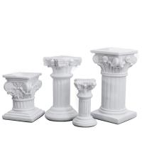 Greek Column Resin Figurine Roman Pillar Greek Column White Roman Column Table Decorations Resin Figurine for Wedding Birthday Dinner beautiful