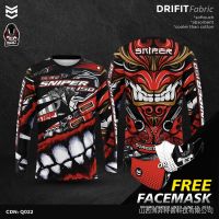 2023 design sniper q022 150 mac full sublimation long sleeve, full print jersey, rider shirt, drifit, motorcycle shirt pms5 flcb，Can be customization