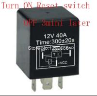 Normally Off F YS020 30A 5 minutes delay off after signal reset switch turn on 2V Time Delay Relay 300 s delay release off relay