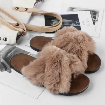 Shop Louis Vuitton Women's Sandals Faux Fur