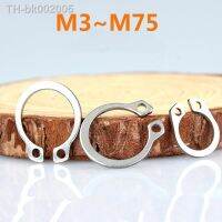 ♣ Circlips M3 M4-M75 Circlips For Shaft Type C Shaft Retaining Ring Circlip Card Outer Snap Ring 304 Stainless Steel Clamp Spring