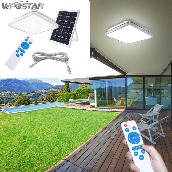 Solar Lights Indoor&Outdoor Solar Ceiling Light With Remote Control