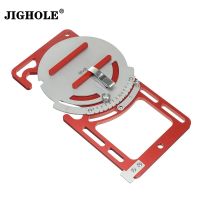 Universal Electric Circular Saw Guide Rail Clip 0-60° Adjustable Rail Rotating Tray Angle Fixture Slotted Track Auxiliary Tools