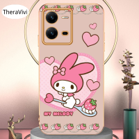 เคสโทรศัพท์กันกระแทกเข้ากันได้กับ Vivo Y73 4G V23 5G S12 5G V25 5G V25E คลุมทั้งหมด5G เคสตัวปกป้องกล้องถ่ายรูปกันกระแทกด้านหลังลายการ์ตูน