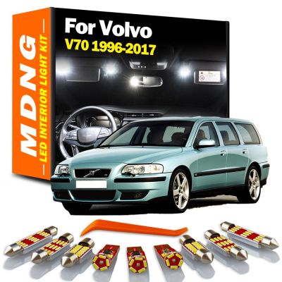 【CW】MDNG For Volvo V70 1996-2013 2014 2015 2016 2017 LED Interior Dome Map Trunk Light Kit Led Lamps Canbus No Error Car Accessories