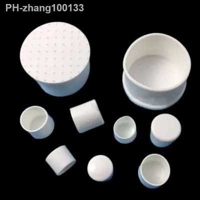 2/4/8Pcs 10 50mm Round White Table Chair Feet Stick Cover Clear Tube Pipe End Caps Anti Skid Furniture Protector