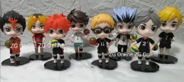 kawaii kart Haikyuu Haikyuu Action Figure Chibi Figures - Set Of 8 (Size -  10 cm) - Haikyuu Haikyuu Action Figure Chibi Figures - Set Of 8 (Size - 10  cm) .