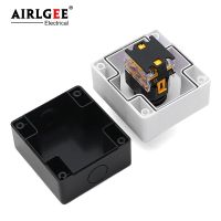 Limited Time Discounts Second Gear Self-Locking Knob Control Box LA38-22X Industrial Control Switch One Control Button Switch Waterproof Box