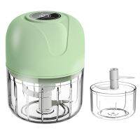 【CC】℡  Electric Garlic Masher USB Charging Food Vegetable Meat Grinder Press