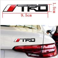 1 PCS ใหม่ 3D โลหะ TRD สติ๊กเกอร์สัญลักษณ์ตรารถยนต์ Chrom รถสติ๊กเกอร์สำหรับโตโยต้า Corolla Prius RAV4 Yaris AURIS HILUX Avensis Camry