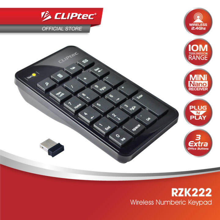 cliptec numeric keypad