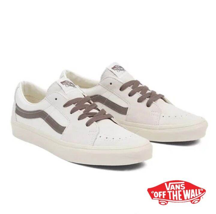 VANS Sk8Low (Vintage Pop) Marshmallow/Turtledove รองเท้า แวนส์ โอวส