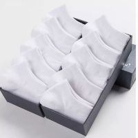 10 pairs of socks summer solid color black and white gray boat socks unisex shallow mouth breathable socks low cut socks