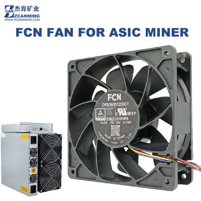 DXDFF ลูกปืน DFB380012000T FCN 12038พัดลม ASIC 12V 3.14A 7000RPM สำหรับ Antminer S19 S19pro L7 S17 T17 Innicon Miner A10 T2T A11