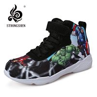 [Cocco figure-] KidsShoes STRONGSHEN For Boys Basketball ShoeBabyChildren WinterBoot SneakersKid Shoes