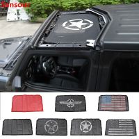 Sansour Car Top Sunshade Cover For Jeep Wrangler JL 2018 Roof Anti UV Sun Protection Mesh Net For Jeep JL Wrangler Accessories