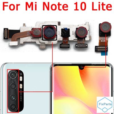 กล้องมองหลังด้านหน้าแบบดั้งเดิมสำหรับ Xiaomi Mi Note 10 Lite ชิ้นส่วนอะไหล่โมดูลกล้องเซลฟี่ด้านหน้าหลัก Note10